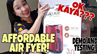 KYOWA KW3810 AIR FRYER 30 L UNBOXING REVIEWTESTOKAY BA CRISPY AND LESS OIL FRIESvan batula [upl. by Aerol]