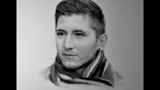 Schnelle fotorealistische Zeichnung  realistic portrait HD  speed drawing [upl. by Ehctav]