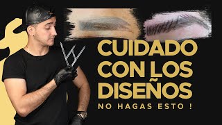 Cómo hacer diseño de cejas con compás Modelo Real [upl. by Grigson]