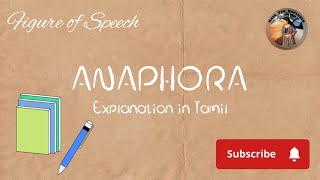 AnaphoraFigure of SpeechExplanation in tamil [upl. by Ainocal]