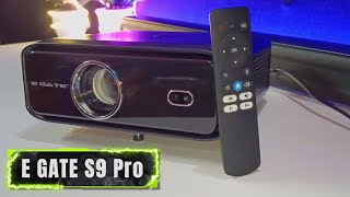 E Gate S9 Pro Best Budget Projector In 2024  E Gate s9 pro projector review [upl. by Burgess]