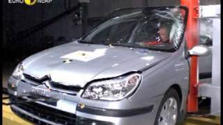 Euro NCAP  Citroen C5  2004  Crash test [upl. by Adnamor]