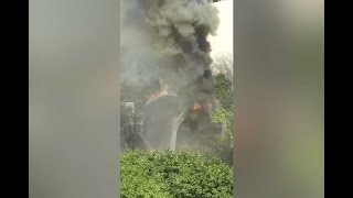 Se incendia pabellón del Planetario Alfa en Monterrey [upl. by Coulson]