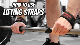 How To Use Lifting Straps Wrist Straps Deadlift Straps [upl. by Stoddard]