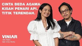 KISAH ENZY SI PENARI API TITIK TERENDAH CINTA BEDA AGAMA  VINIAR hosted by Marlo ft Enzy Storia [upl. by Nalhsa]