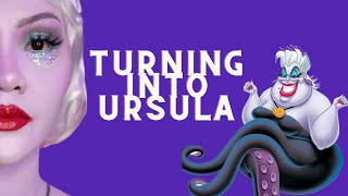 Disneys The Little Mermaid Ursula Makeup Tutorial [upl. by Eelarak]