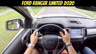 Ford Ranger 2020 Limited  Test Drive  POV  Consumo  Desempenho [upl. by Aldred]