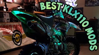 Klx110L Best Mods for your bike and explained why [upl. by Aerdnac982]