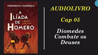 A ILÍADA para jovens  CAP 05 – DIOMEDES COMBATE OS DEUSES  audiobook audiolivro  Voz Humana [upl. by Ennalorac]