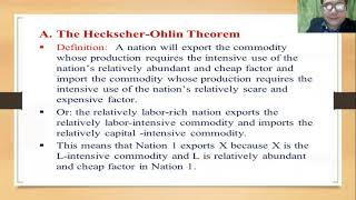 How to apply Ohlin Heckscher Theory in International Trading by Prof Jojo Pangan [upl. by Fotina]