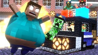 Fat Herobrine Life 4  Minecraft Animation [upl. by Sotnas]