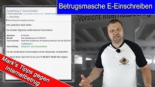 Warnung vor gefälschten EEinschreiben so geht die Masche [upl. by Yasnil]