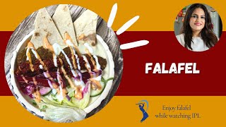 How to make Homemade Falafel Recipe  Falafel Wrap Recipe  Ananya Banerjee [upl. by Tama]