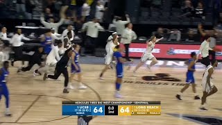 UCSB vs Long Beach State EXCITING Ending  2022 College Basketball [upl. by Aramad838]