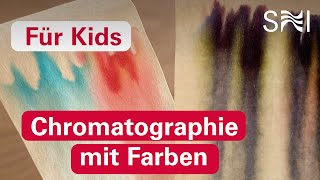 Experimente Chromatographie mit Farben [upl. by Leodora]