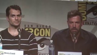 Panel Batman VS Superman San Diego Comic Con 2015 [upl. by Buchbinder889]