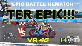 ADU MEKANIK Valentino Rossi Repsol Honda vs Marc Marquez Repsol Honda  MotoGP 24 [upl. by Jacquette647]