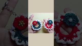 CORONITAS a crochet 🎄🧶 Recicla conmigo ♻️ 2024 pasoapaso crochet navidad [upl. by Renaldo]