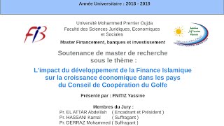 Master Financement Banques et Investissement l Soutenance de fin d’études l Yassine FNITIZ [upl. by Bradman757]