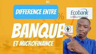 Différence entre Banque et Microfinance [upl. by Ina5]