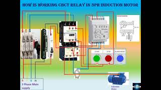 How is working CBCT with ELR relay in Three phase motor [upl. by Arded]