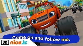 Blaze and the Monster Machines  Sing Along  Lets Blaze  Stay Home WithMe  Nick Jr UK [upl. by Ellehcim]