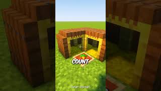 WONDERFUL BUNNY BURROW IN MINECRAFT shorts [upl. by Issor]