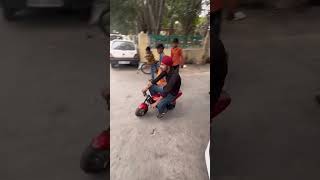 Publice reaction on mini dirt bike chek kar gys trollfaceedit trending viralshort viralnow [upl. by Lledo]