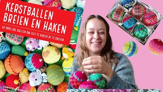 NIEUW BOEK Kerstballen Breien en Haken [upl. by Anihtyc]