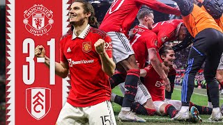 WHAT A GAME 🔥  Man Utd 31 Fulham  Highlights [upl. by Lacym]