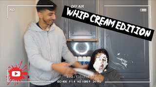 WHO KNOWS WHO BETTER  WHIP CREAM EDITION  COUPLE CHALLENGE  FAIZAAN AND AMNA [upl. by Fanchon286]