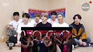 BTS reaction to bollywood songNachenge sari raat songreaction to Indian songs BTS army India [upl. by Libb]