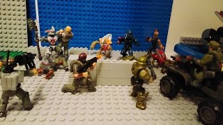 halo mega construx stop motion quotbattle on delta haloquot part 1 [upl. by Kloman562]