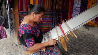 The Art of Backstrap Weaving  Antigua Guatemala [upl. by Odilia]