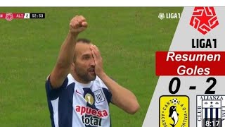 Cantolao vs Alianza lima 02 resumen y goles del partido completo Liga1 Peru clausura [upl. by Sells]