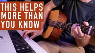 The MINIMUM Guitarists NEED to Know on Piano [upl. by Mcgill]