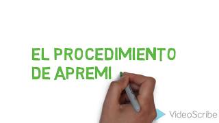 EL PROCEDIMIENTO DE APREMIO DERECHO TRIBUTARIO Y FINANCIERO [upl. by Beach136]