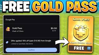 How to Get FREE Gold Pass with Google Special New Offer in Clash of Clans [upl. by Kristoffer827]