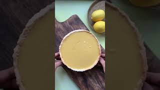 Eggless Lemon Tart Recipe shorts short lemon [upl. by Joanie]