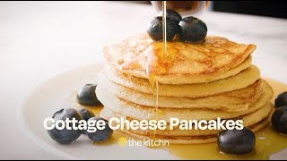 3Ingredient Cottage Cheese Pancakes  The Kitchn [upl. by Maurilia]