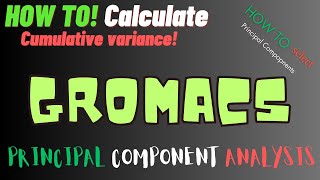 PCA Analysis and PC selection in GROMACS StepbyStep Tutorial for ProteinLigand MD Simulations [upl. by Jepum281]