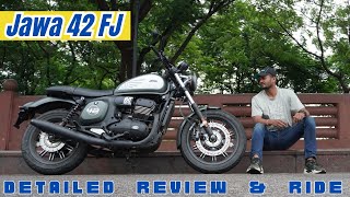 2024 JAWA 42 FJ Ride Review Price Specification  Better Then Hunter 350 [upl. by Anilasor889]