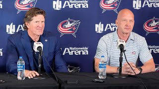 Hiring Mike Babcock was obviously a mistake Columbus Blue Jackets  FULL PRESS CONFERENCE [upl. by Anwahsad]