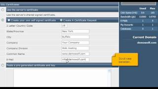 Een SSL certificaat installeren in DirectAdmin  How to install an SSL certificate [upl. by Aineg150]