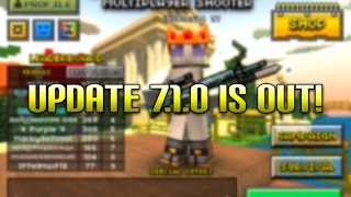 UPDATE 710 IS HERE Pixel Gun 3D [upl. by Eillehs]