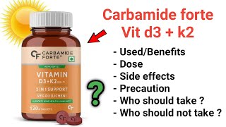 Carbamide forte vitamin d3  K2 review [upl. by Lela]