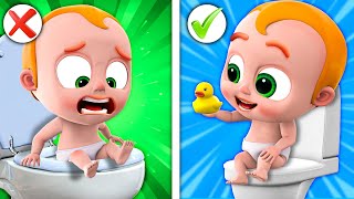 Baby Potty Training Song 🧻💩  Helpful Habits for Baby 🥇  NEW✨ Nursery Rhymes for Kids [upl. by Whitver422]