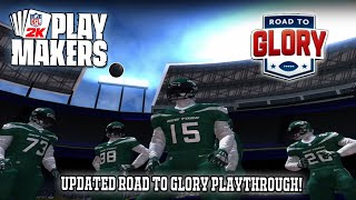 NFL 2K PLAYMAKERS UPDATED Road to Glory Playthrough [upl. by Maynord]