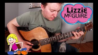 Lizzie McGuire Theme  Fingerstyle Guitar Cover  Free Tabs Jacob Neufeld [upl. by Iand]