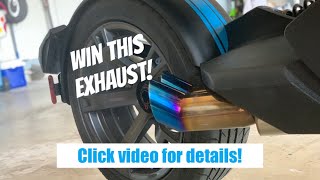 Can Am Ryker Brannon King EXHAUST Giveaway on 121920watch how to win [upl. by Flori]